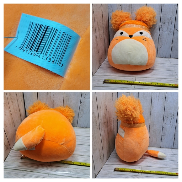 Kellytoy SquishDoos 17"t Mallora Fox Orange Buns Squishmallows Plush Toy - Picture 6 of 8